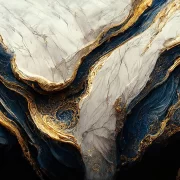 Azure Gold Veil