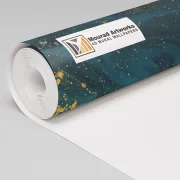 Golden Nebula 4d Mural Wallpaper