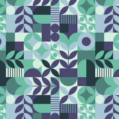 Fancy Geometric Seamless Pattern