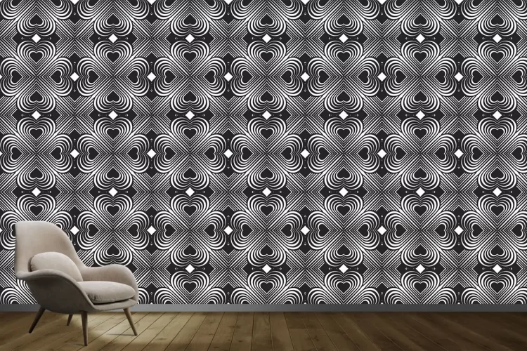 Gothic Lace 4D Mural Wallpaper