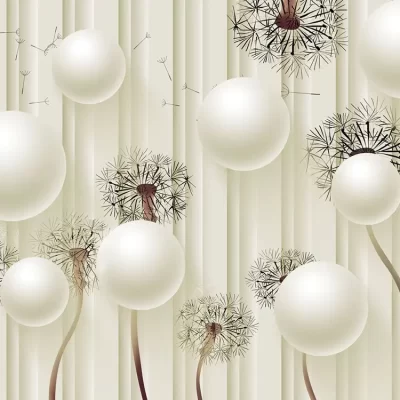 Dandelion Seed 4D Mural Wallpaper